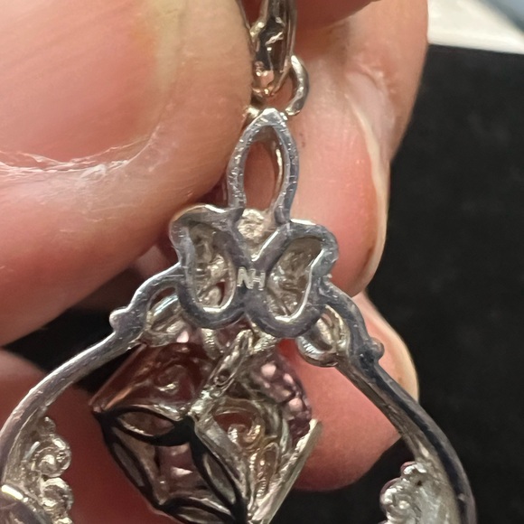 MICHAEL VALITUTTI NH GEMS EN VOGUE 925 And 18k Kunzite And Zircon Pendant. 4.06g - Picture 7 of 10